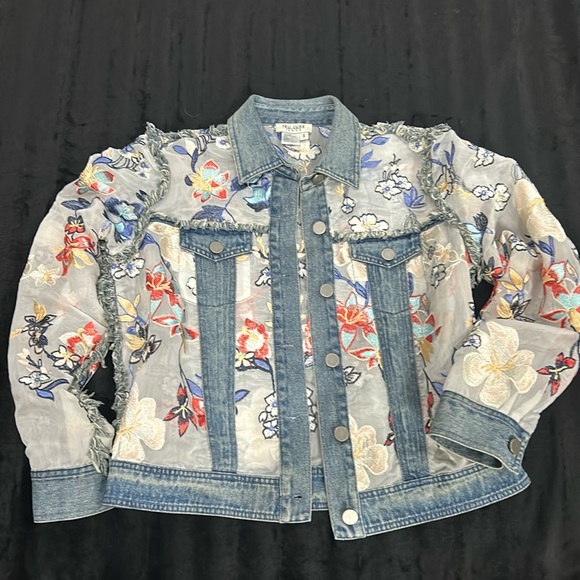 NEW  TRU LUCE  Denim JEANS JACKET - Picture 3 of 14